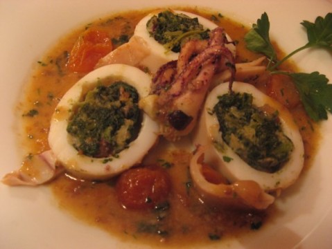 Calamari ripieni alla napoletana