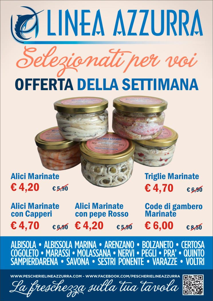 I Selezionati Marinati Linea Azzurra in OFFERTA!